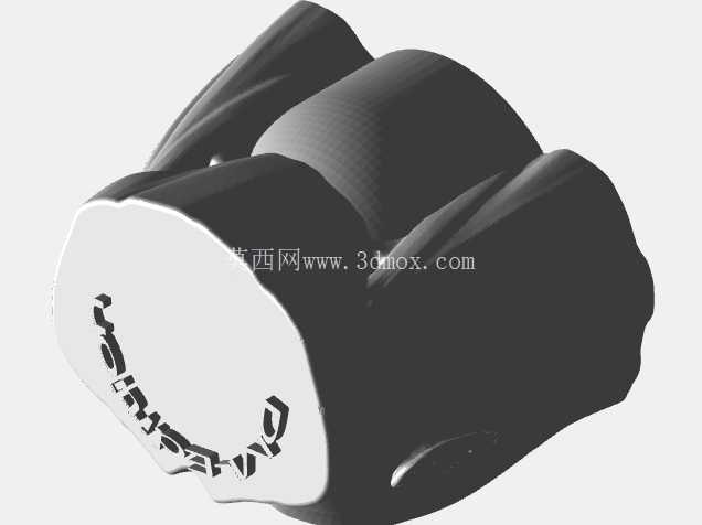 Anh?ngerkupplung Kappe 50mm_Arsch mit Ohren_DM版/带耳朵的屁股_DM版3D打印