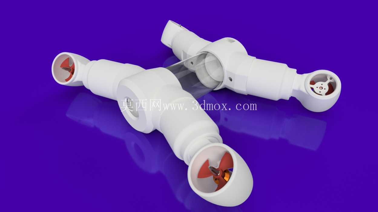 矢量推力遥控潜水器 (ROV) – 研究原型