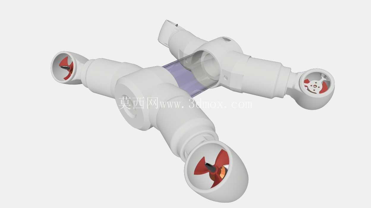矢量推力遥控潜水器 (ROV) – 研究原型