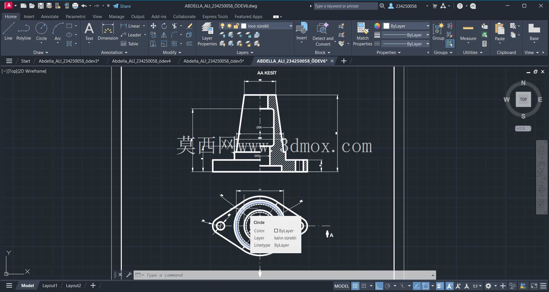 AutoCAD 2D \u0026 3D �����Ŀ - ���̵�һ��