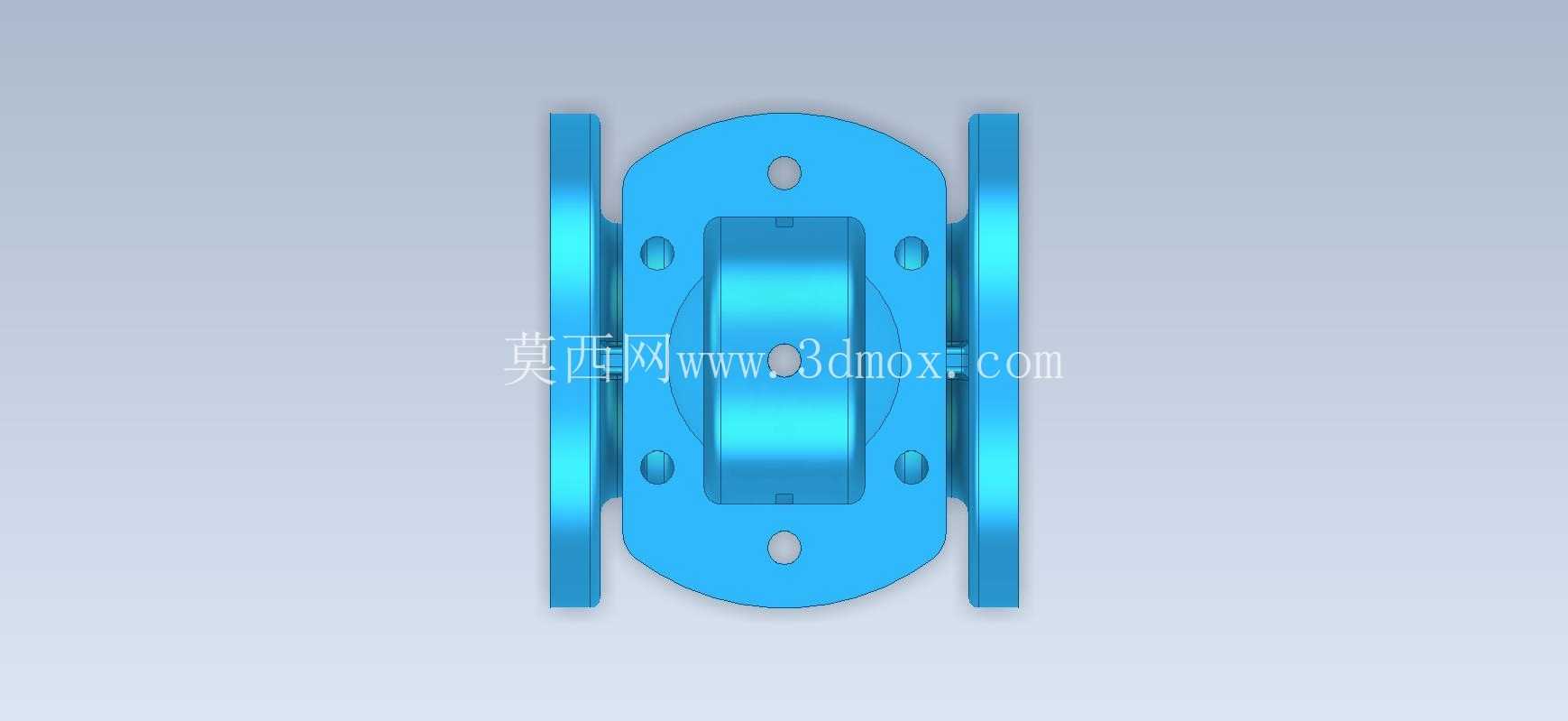 3D CAD 基本练习/闸阀阀体/Válvula de Compuerta/Autodesk Inventor Pro