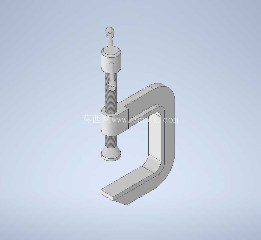 C 型夹具(G 型夹具)组件 | Autodesk Inventor CAD 模型