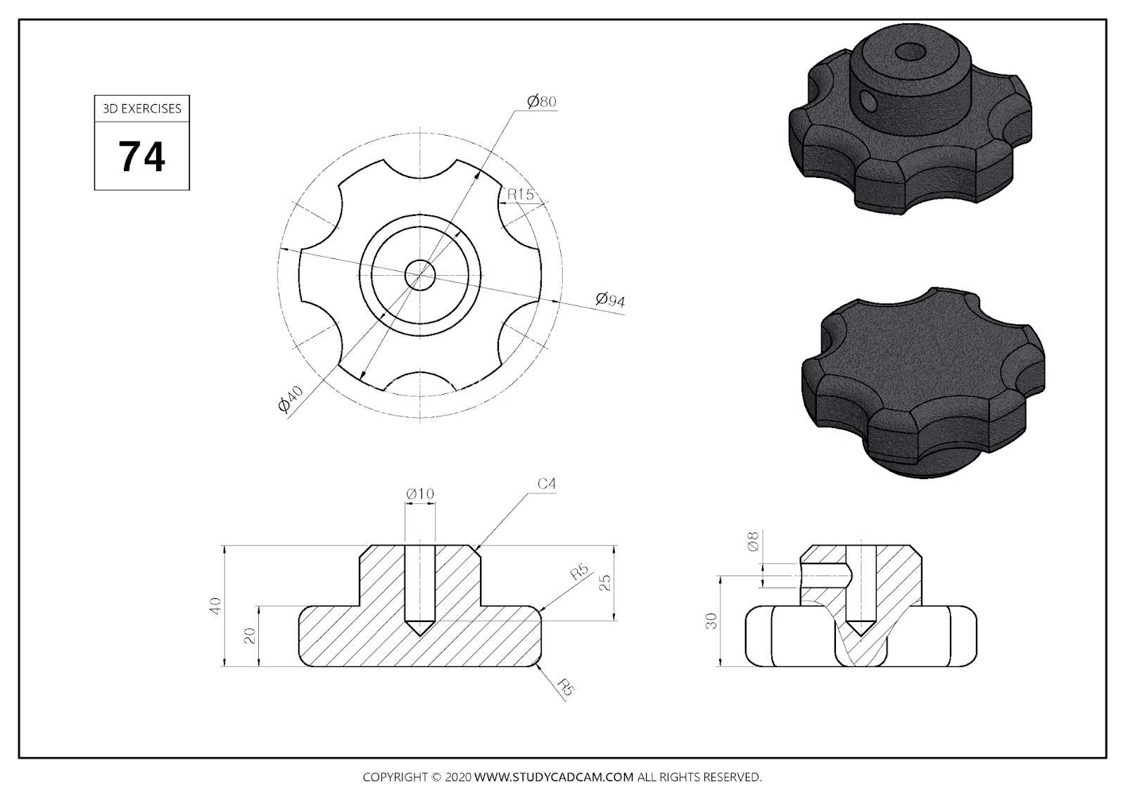 Studycadcam 3D 74/FreeCAD