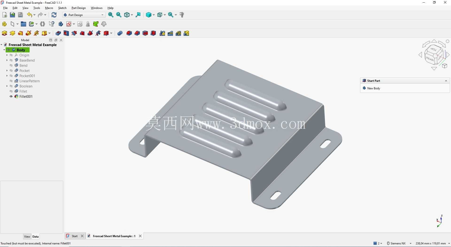 Freecad �ӽ�ʾ��
