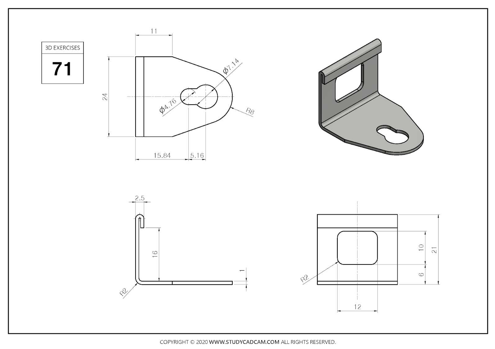 Studycadcam 3D 71/FreeCAD