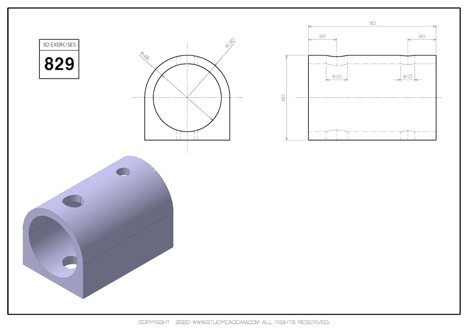 Studycadcam 3D 829/FreeCAD