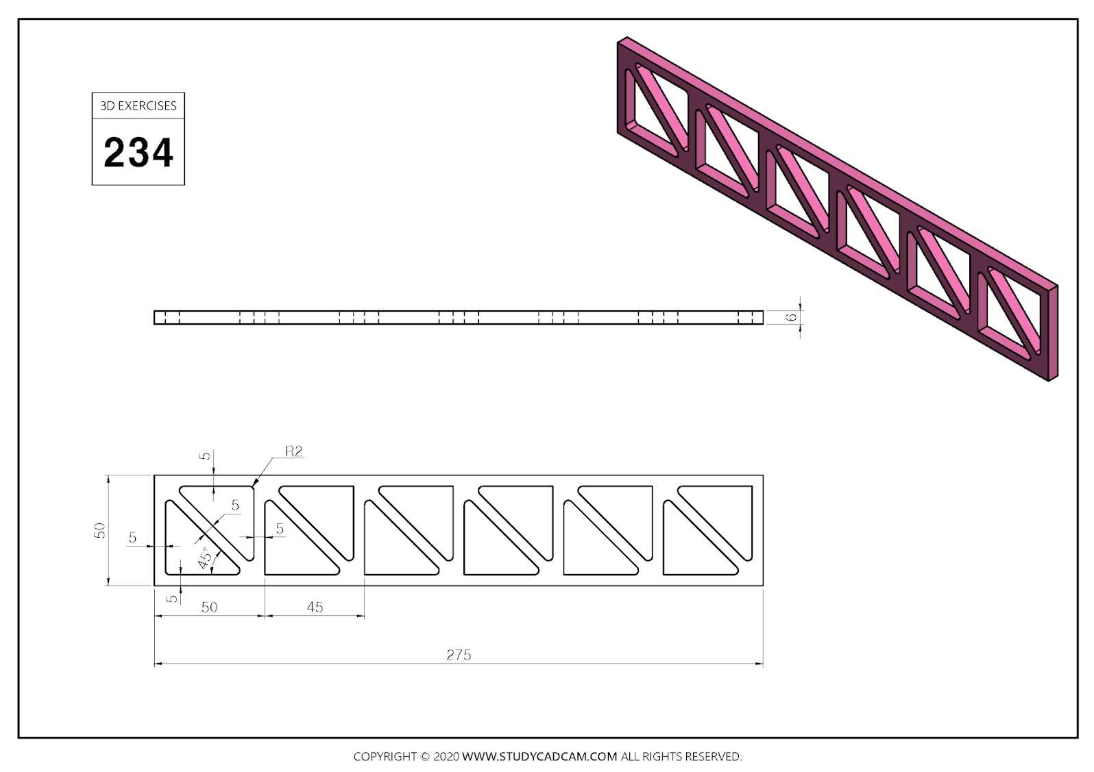 Studycadcam 3D 234/FreeCAD