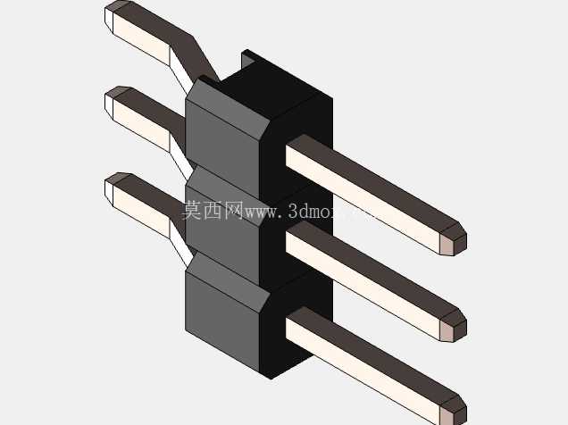 排针 1P 至 15P 公直角(2.54mm 间距)