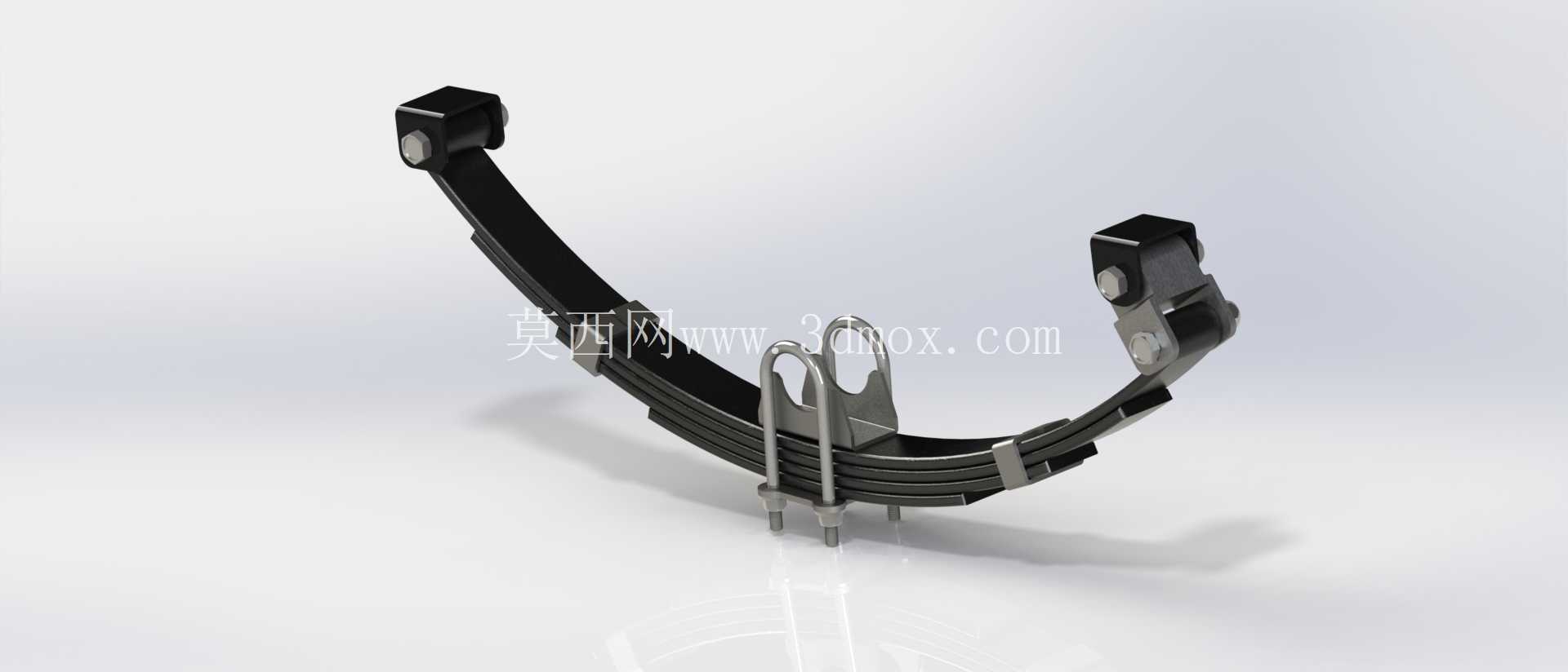 1000 �����ϳ��ְ嵯�������ܳɣ���ȫ��ģ���� SolidWorks ����Ⱦ��