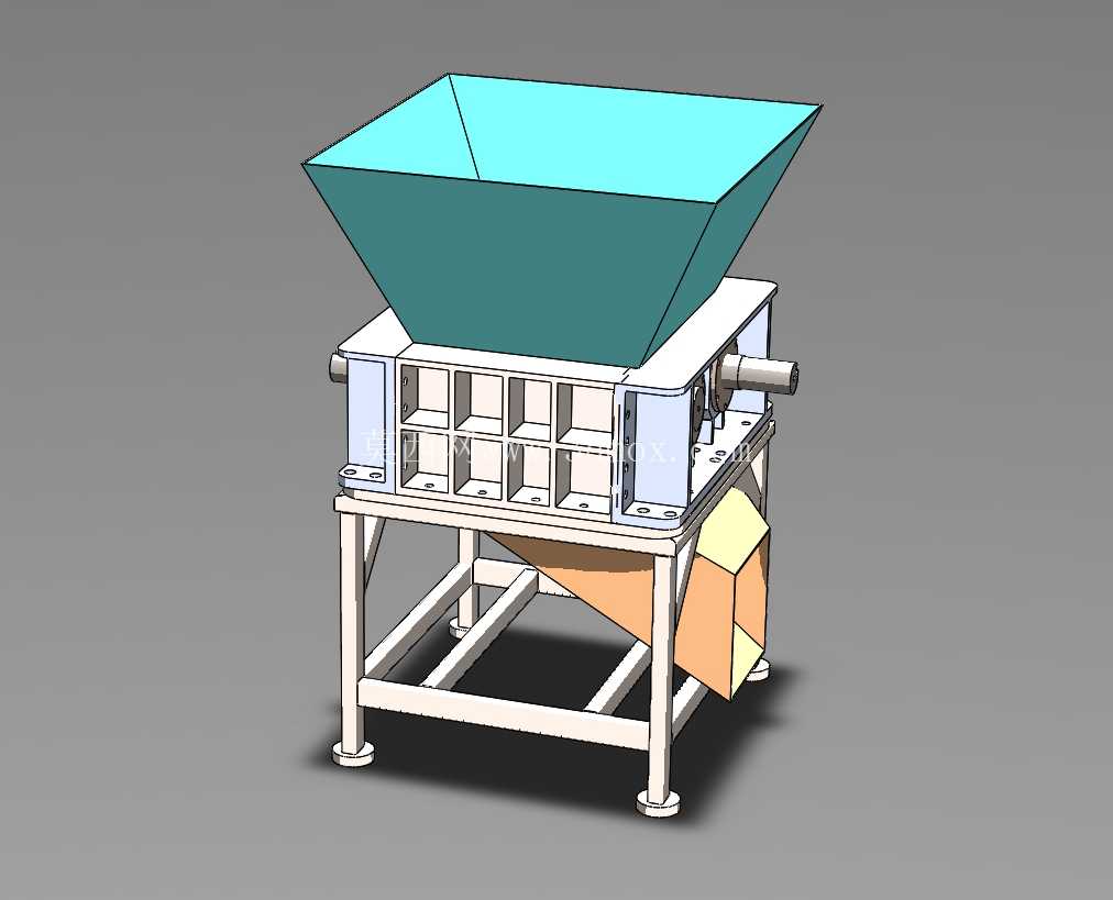 重型塑料破碎机| SolidWorks 模型