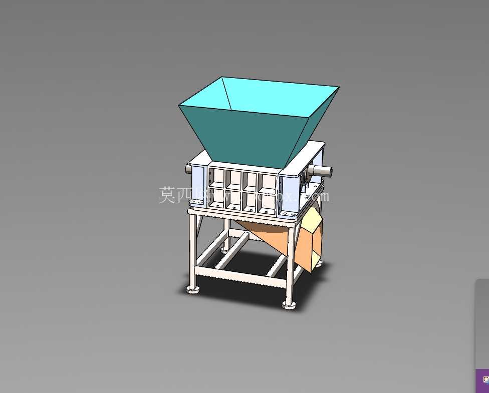 重型塑料破碎机| SolidWorks 模型