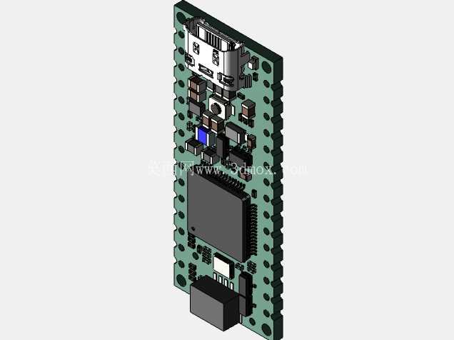 Arduino Nano R4 - 3D 模型