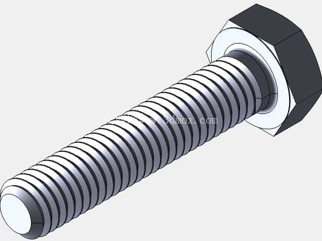 M6 六角头螺栓 DIN933 – 10 件套