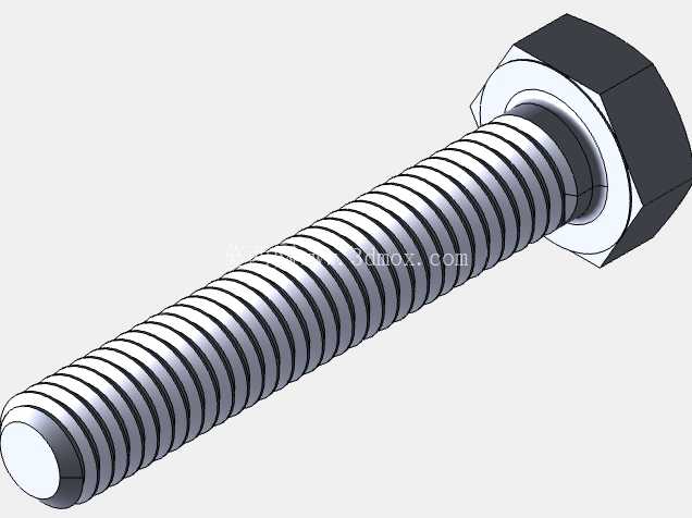 M6 六角头螺栓 DIN933 – 10 件套