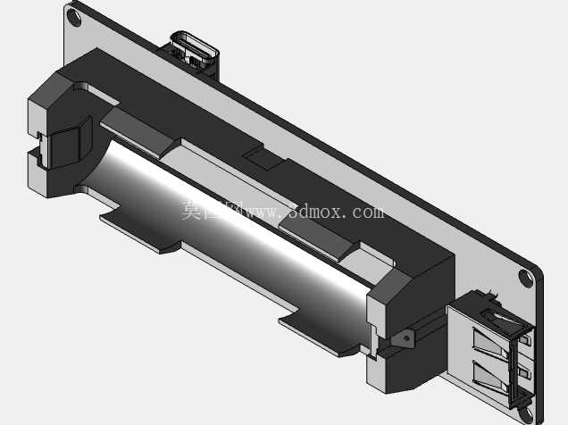 18650电池座PCB USB