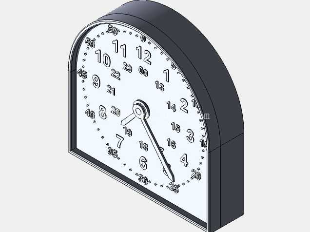 教育时钟表盘,带 1:12 齿轮系,用于教学时间