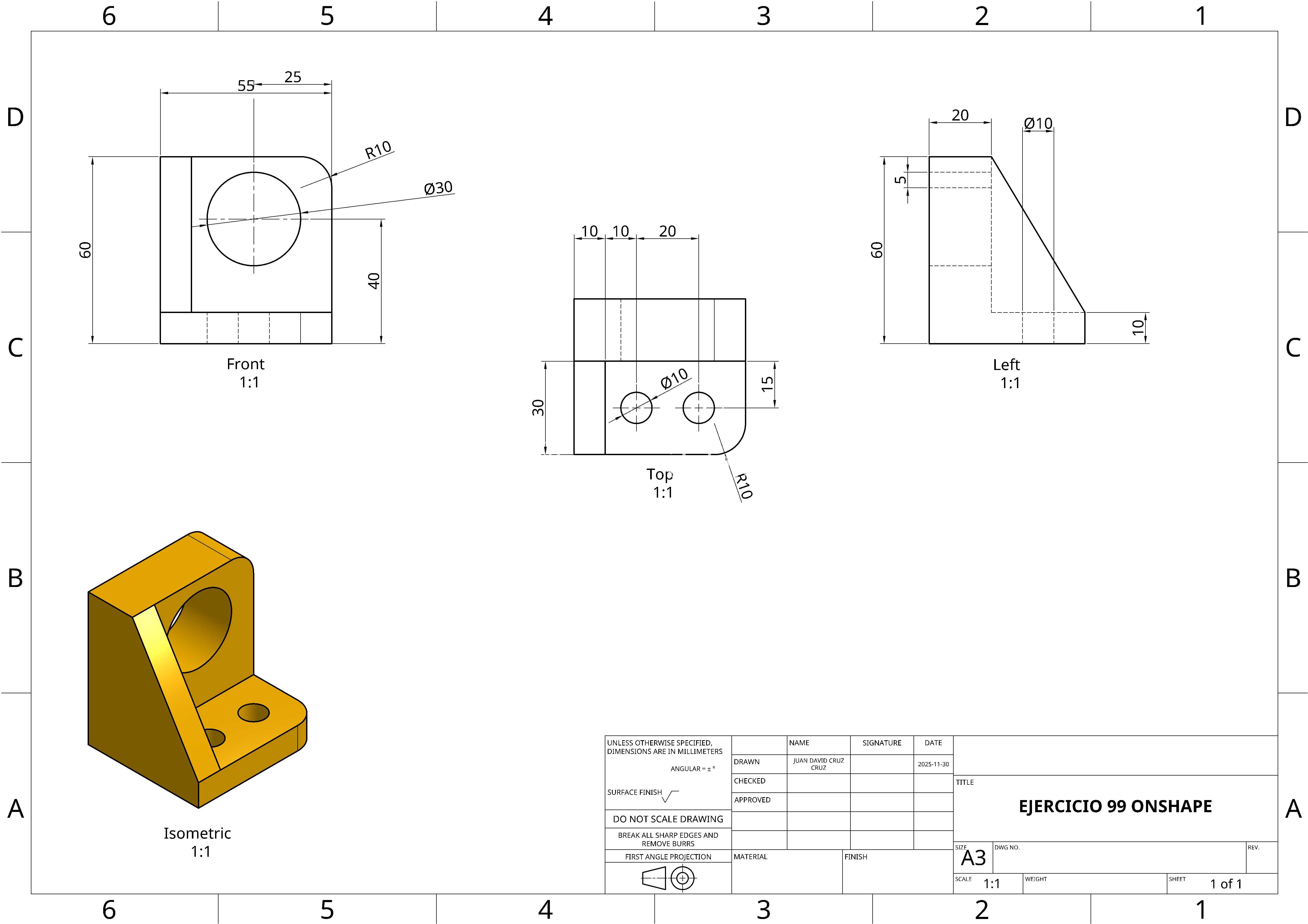 EJERCICIO 99 ONSHAPE