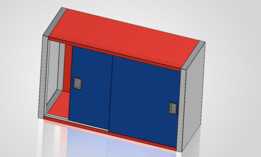 ˫�Ź� - 3D CAD ģ��