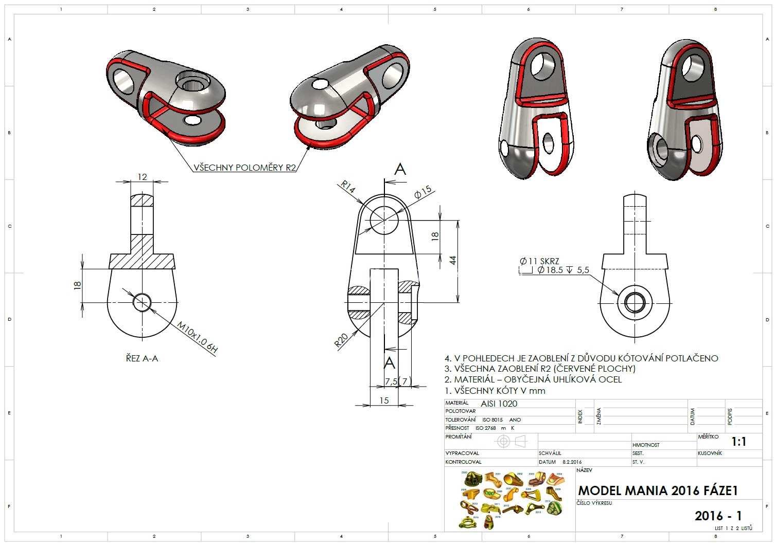 SolidWorks Model Mania 工程图 (2000–2025) | 完整的 CAD 实践合集