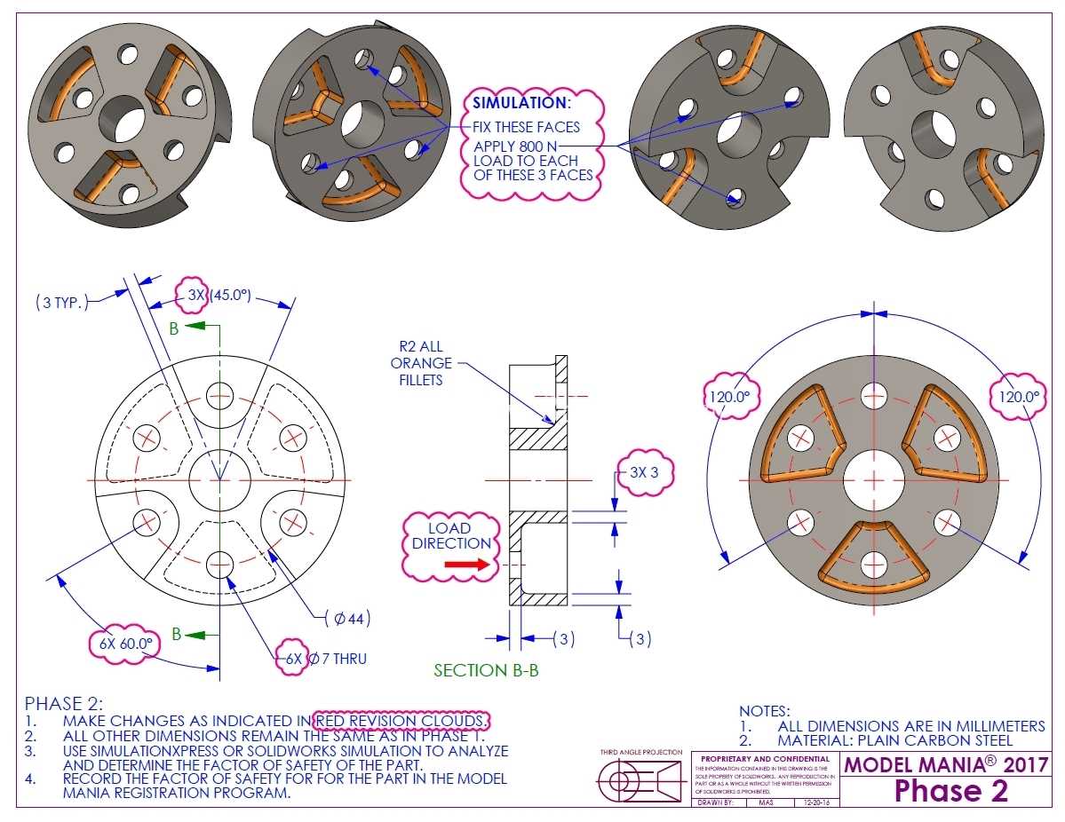SolidWorks Model Mania 工程图 (2000–2025) | 完整的 CAD 实践合集