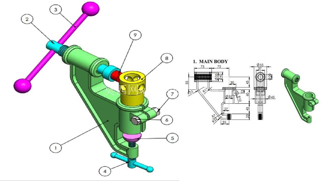SolidWorks 中的冲盒机装配 | 完整的 CAD 项目