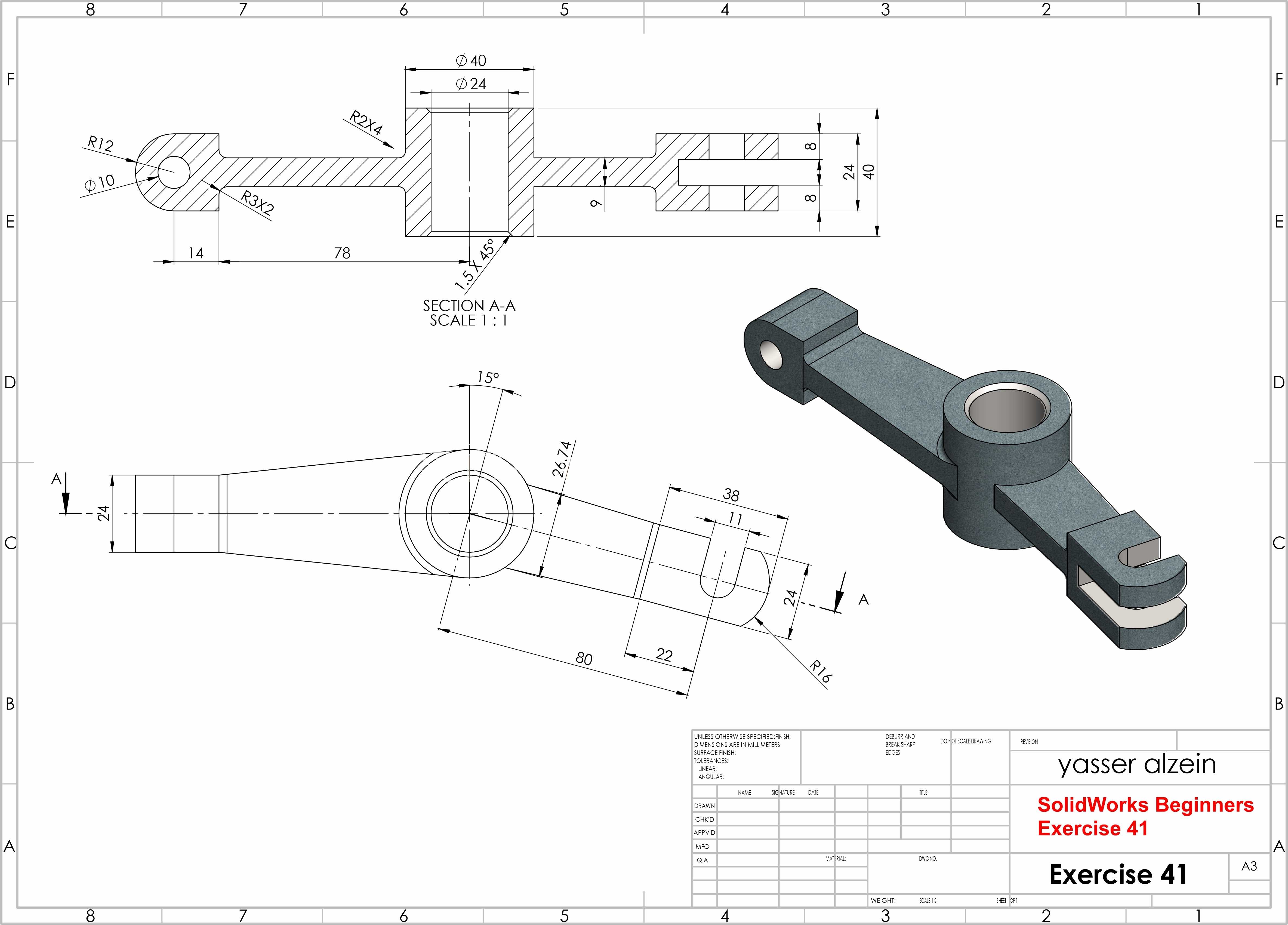 SolidWorks �߼��̳̣���ϰ 7 | ���� 7 ����ͼ������