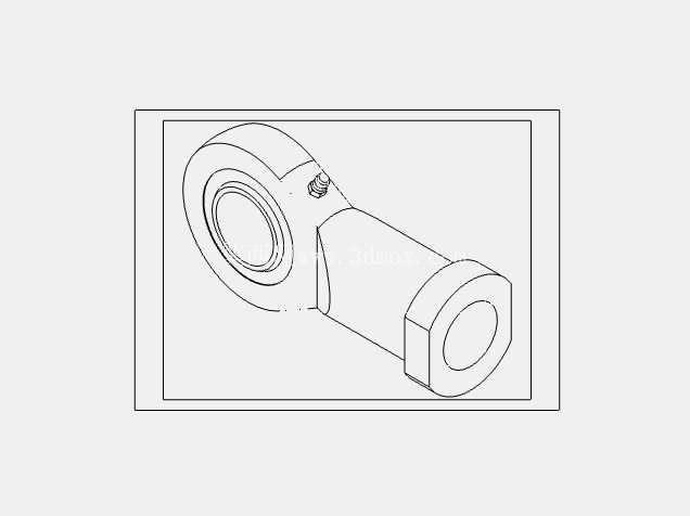 自对准 U 形夹 CGK -(力士乐 - 博世)配件 - ISO 6126 / DIN 648。 - 内衬套直径 CN=35 毫米。 - 适用于气缸系列 CD70 / CD210