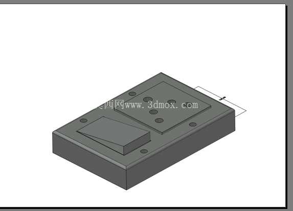 夹具底板 CAD 模型