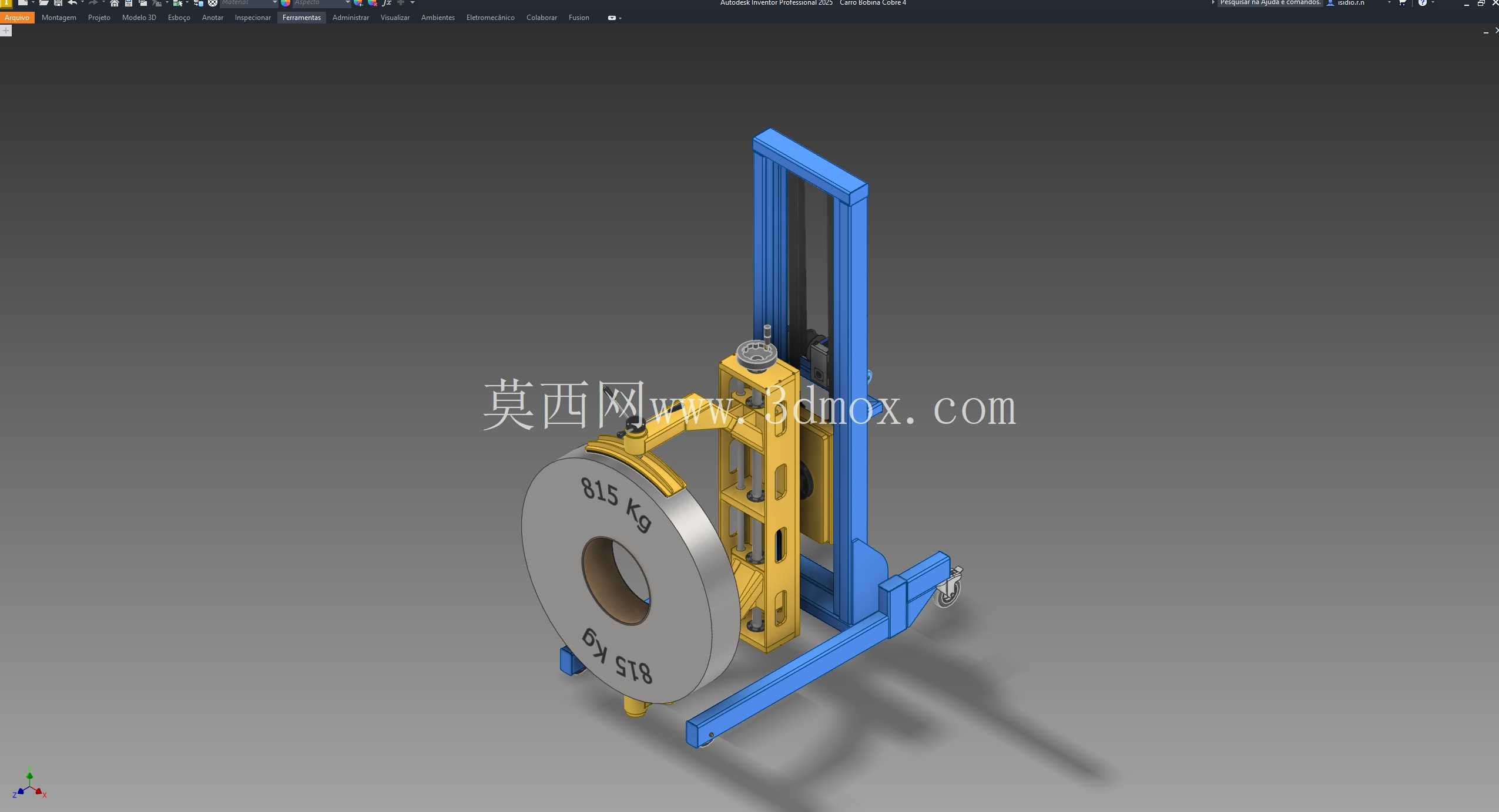 用于变压器生产的叉车线圈机械手
