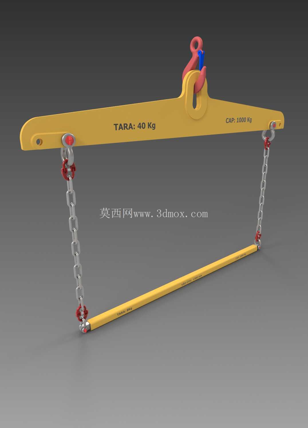 Conjunto de I?amento e Transporte – Balancim 1000 kg com Cavalete Suporte