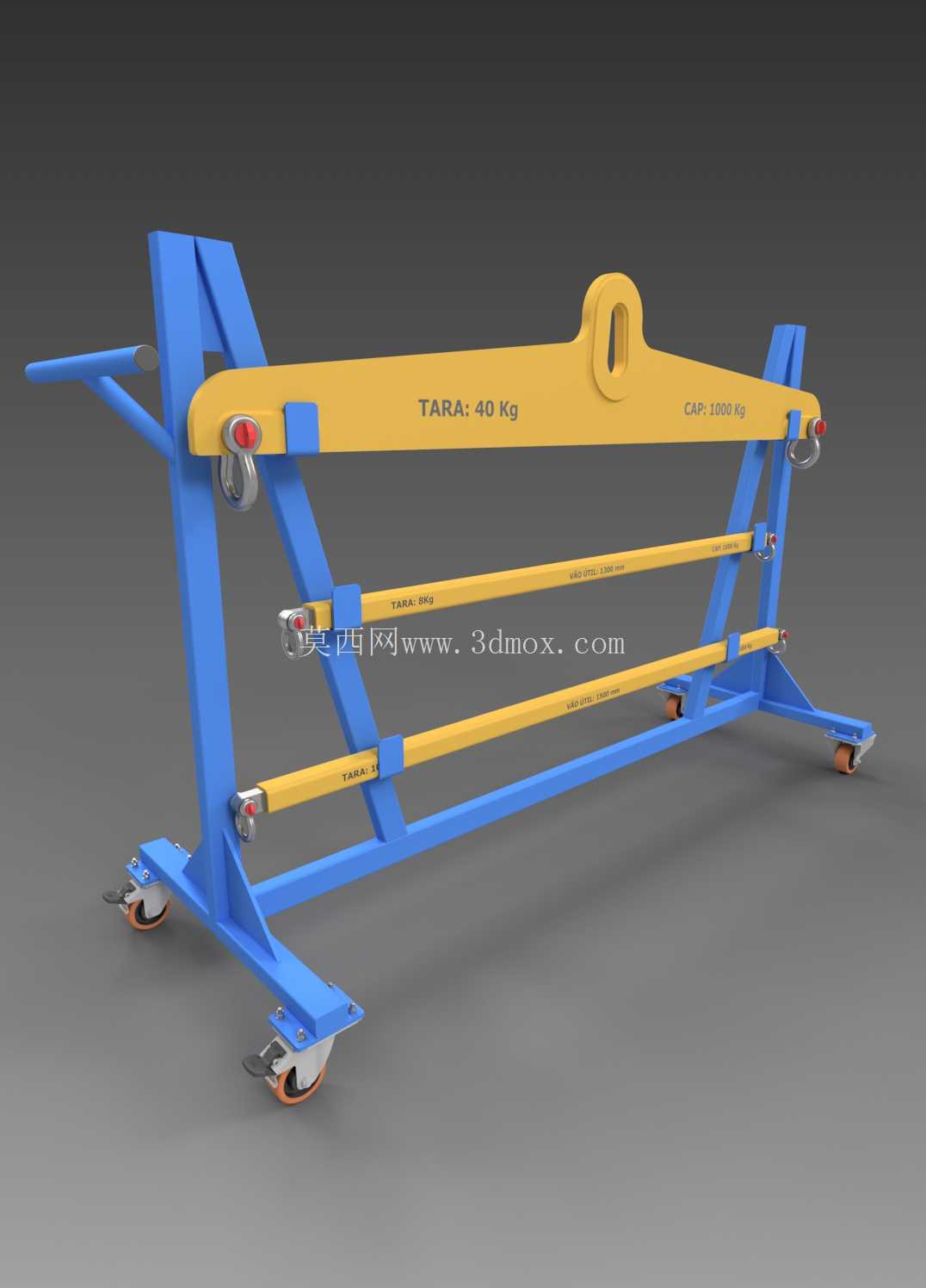 Conjunto de I?amento e Transporte – Balancim 1000 kg com Cavalete Suporte