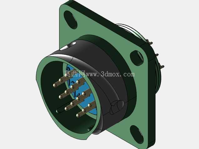Y2M-14TK_Military_Connector-14Pin