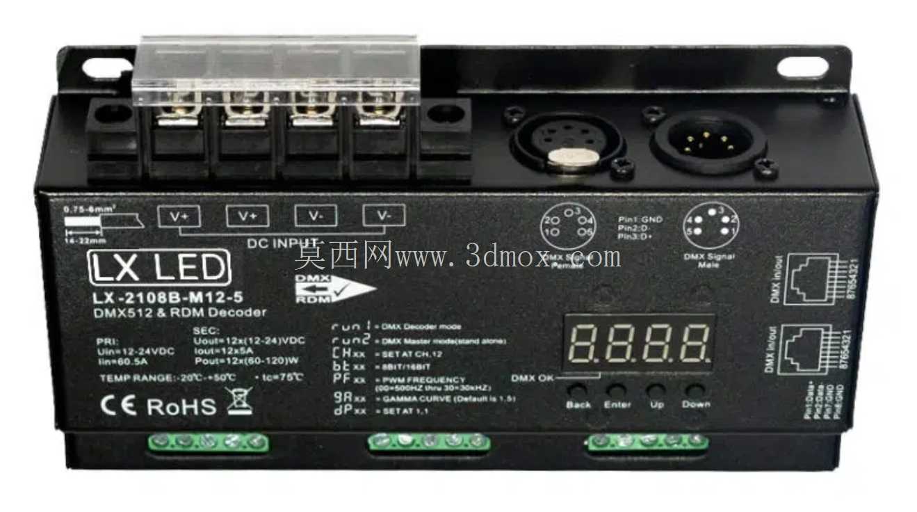 Led DMX ������ - PWM 12x5A