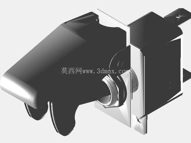 带安全帽的拨动开关