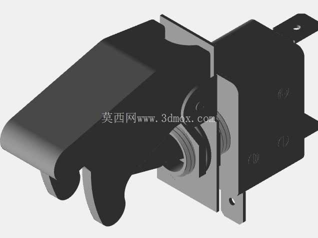 带安全帽的拨动开关