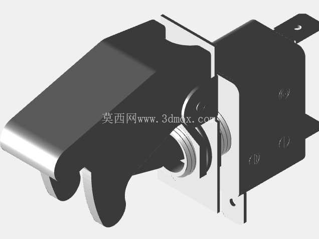 带安全帽的拨动开关