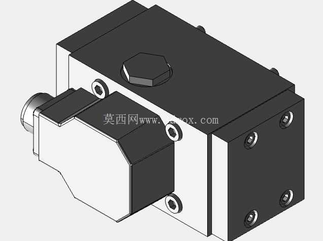 用于外部电子设备的伺服阀(力士乐 - BOSCH)。 - 45 L/min,阀门压差 = 70 bar。 - T - 外部电源,内部漏极。 - 两级,4WS2E