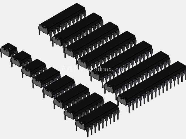 DIP IC 封装 4 PIN 至 32 PIN