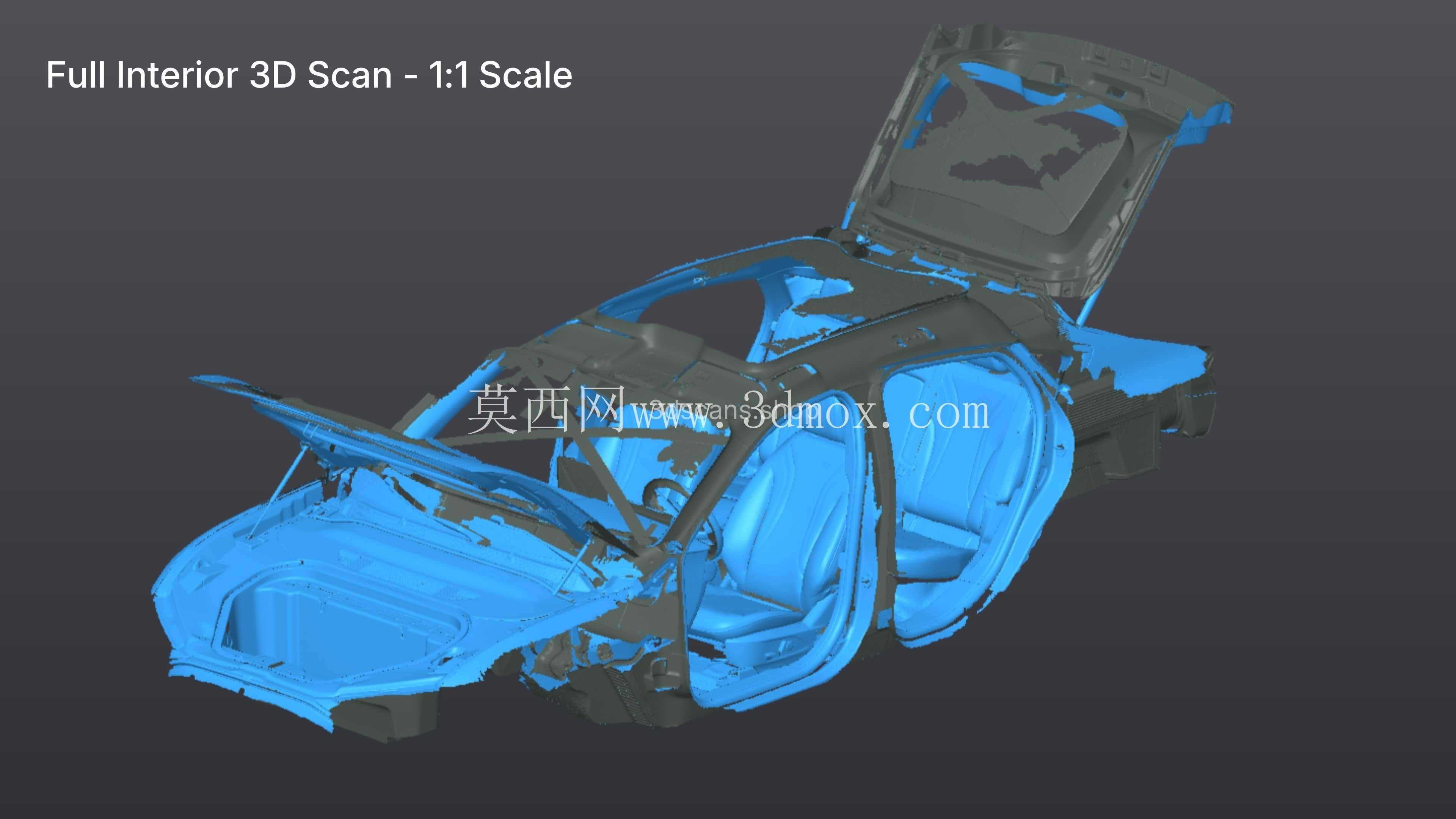 2023-2025 福特野马 MachE 高精度 3D 扫描