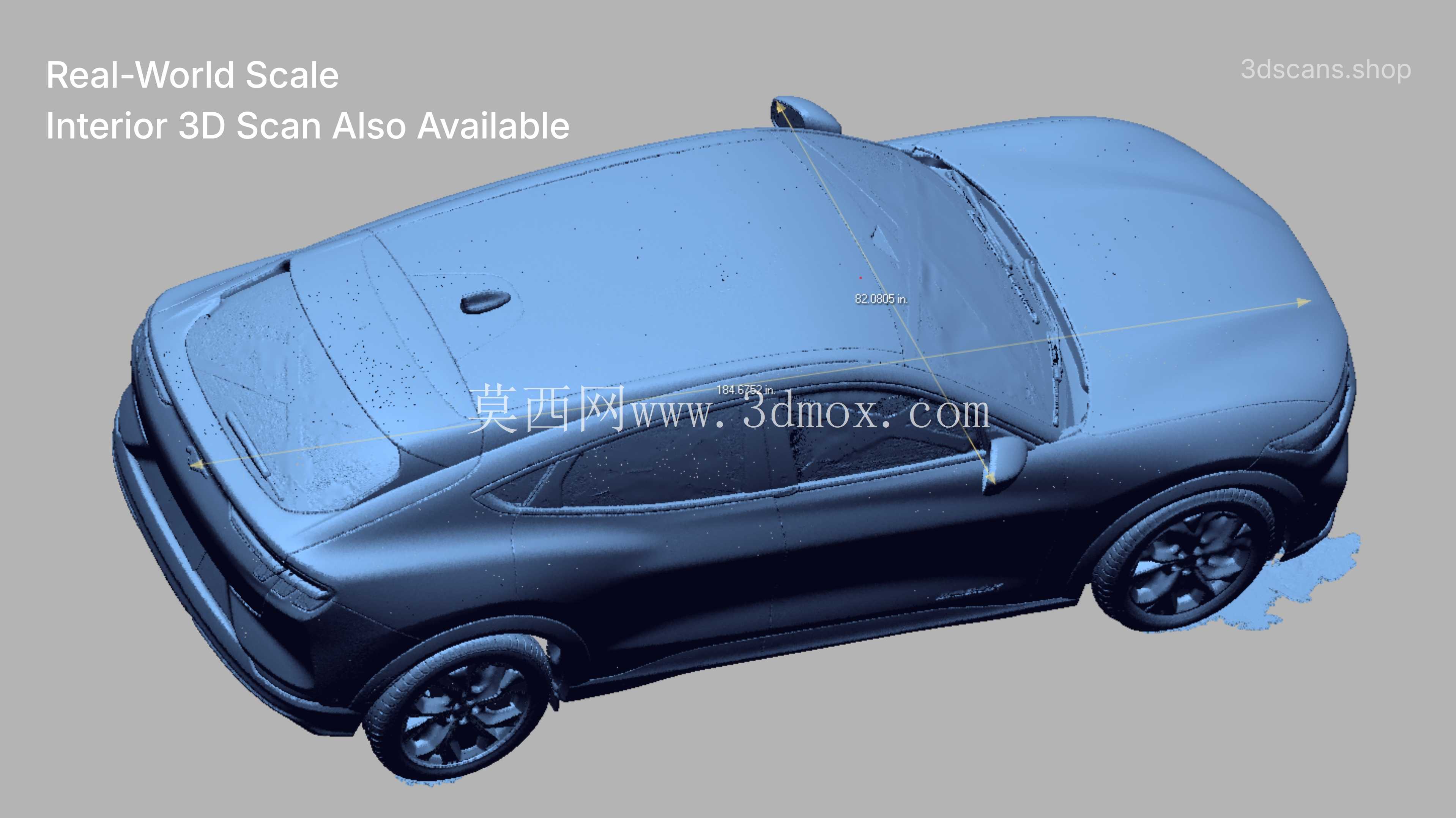 2023-2025 福特野马 MachE 高精度 3D 扫描