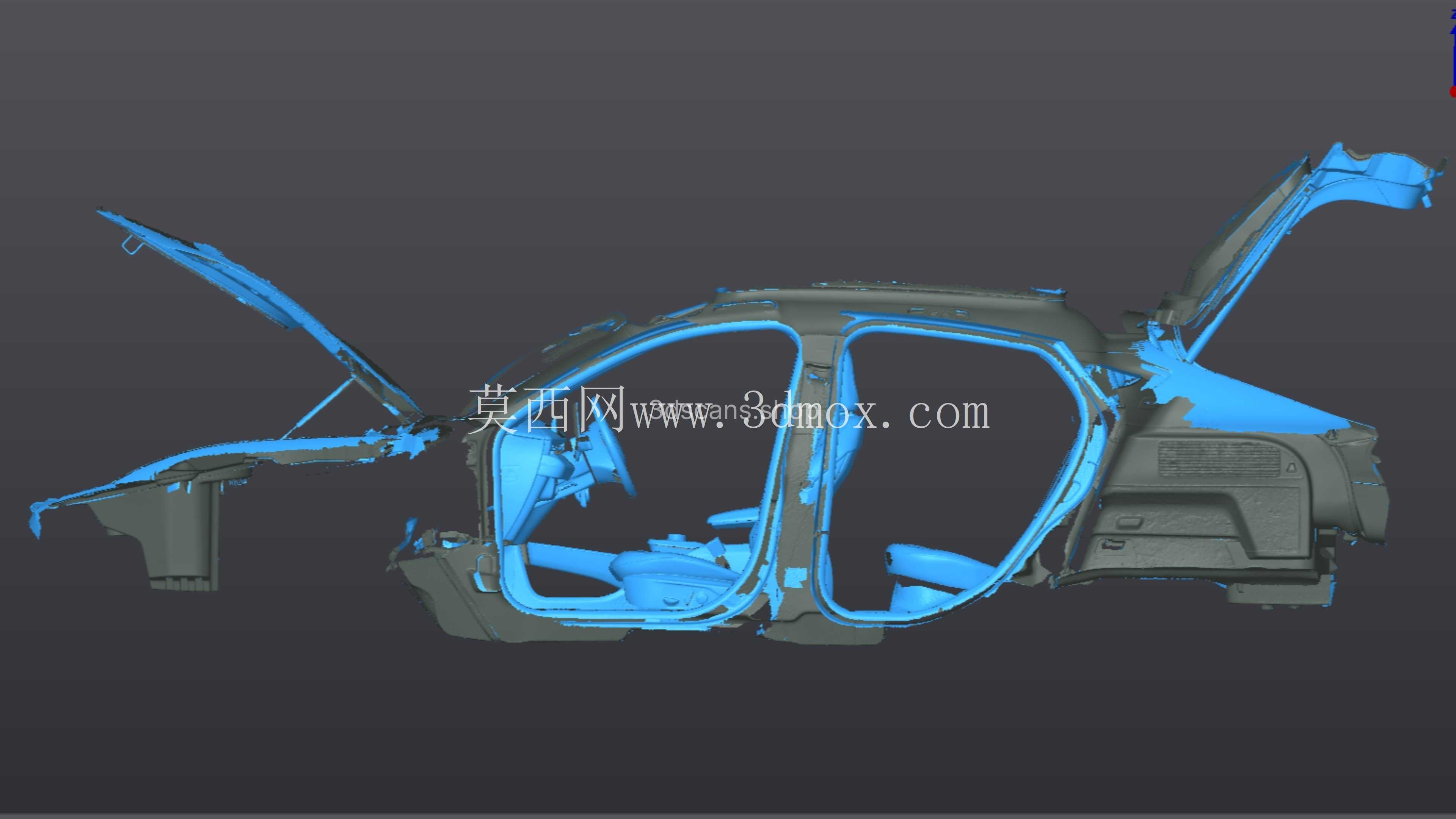 2023-2025 福特野马 MachE 高精度 3D 扫描