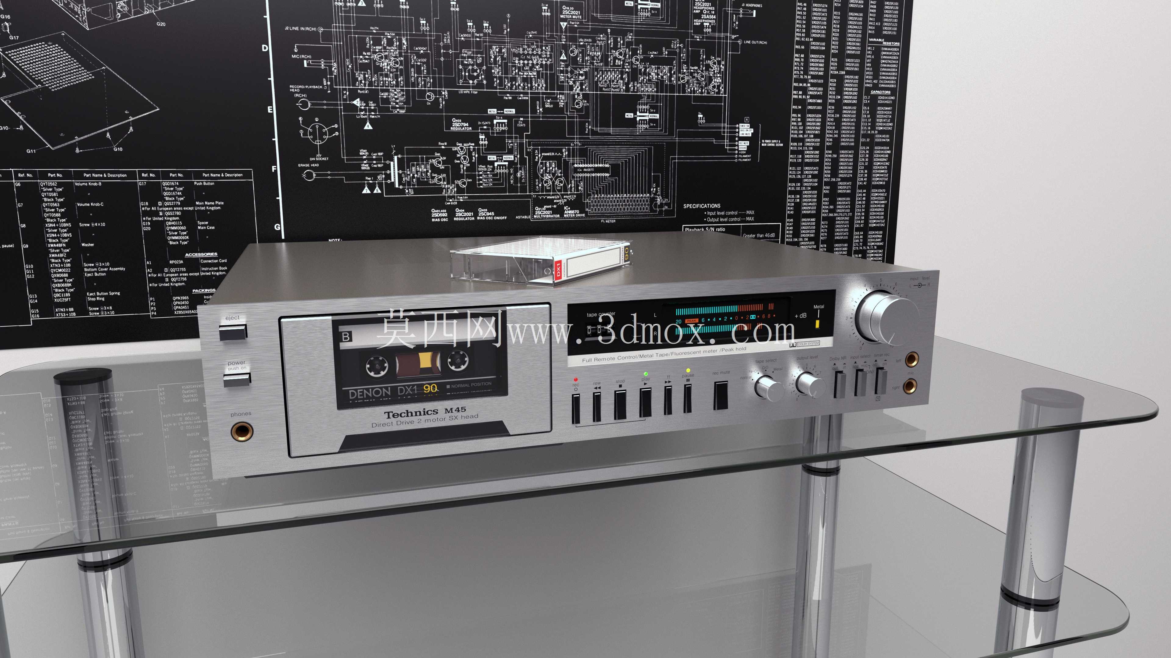 Technics RS-M45 立体声盒式录音机