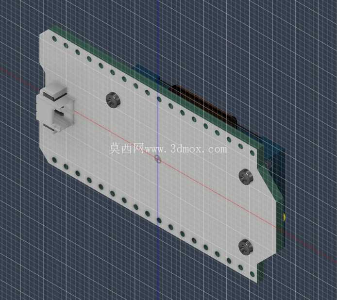 Heltec V3 (ESP32 LoRa) – 用于机械集成的简化 3D 模型