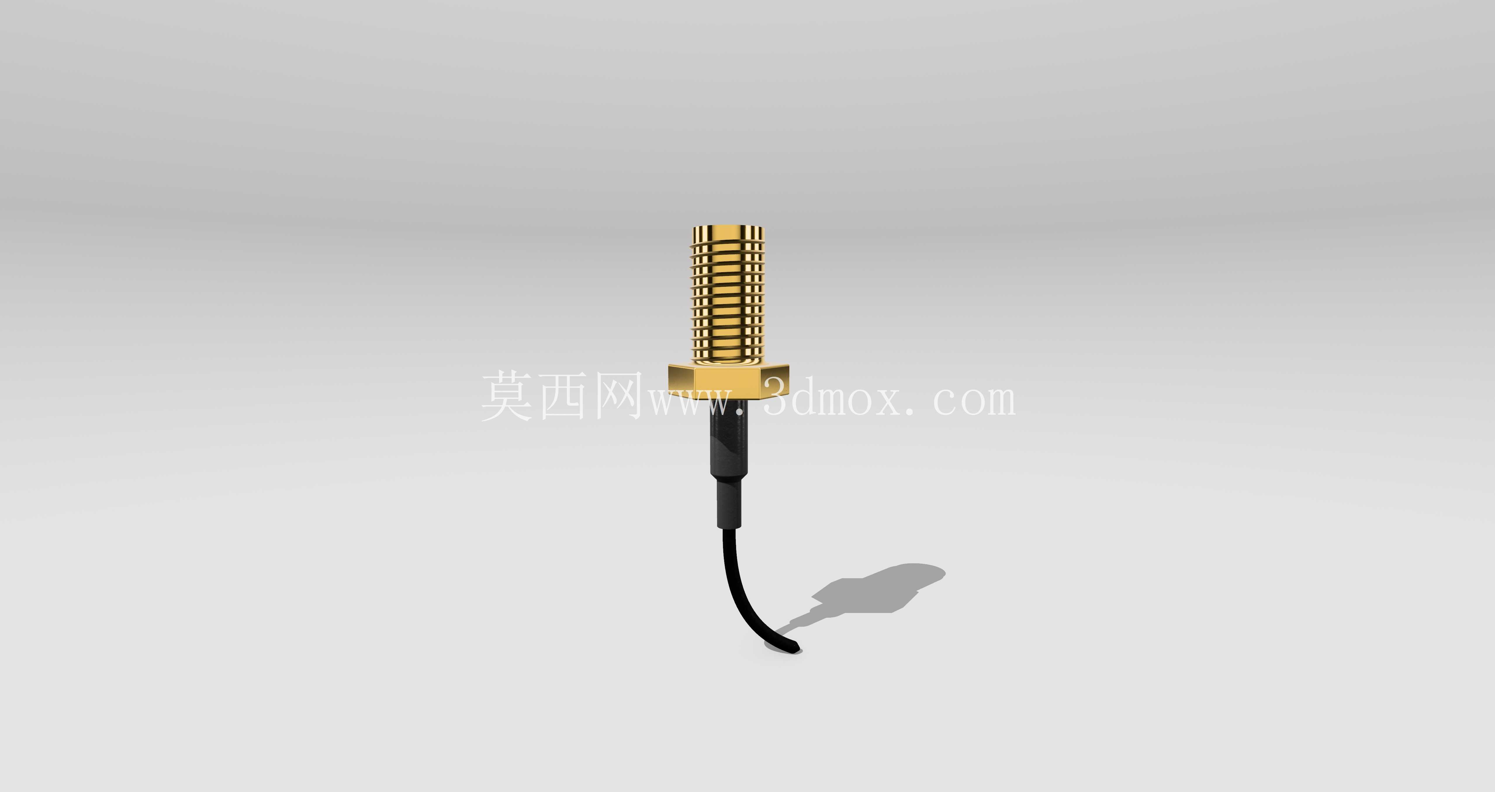 2dBi 橡胶鸭天线 (SMA) — 包含 Shapr3D 源
