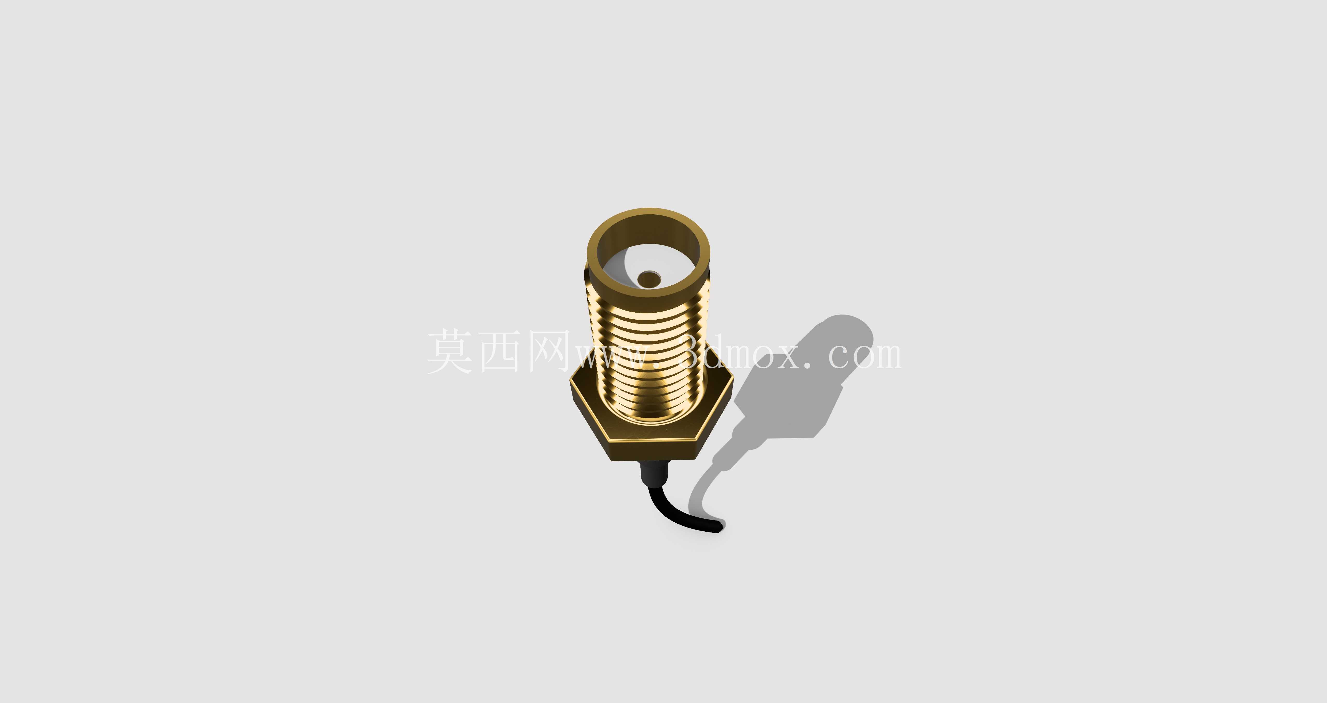 2dBi 橡胶鸭天线 (SMA) — 包含 Shapr3D 源