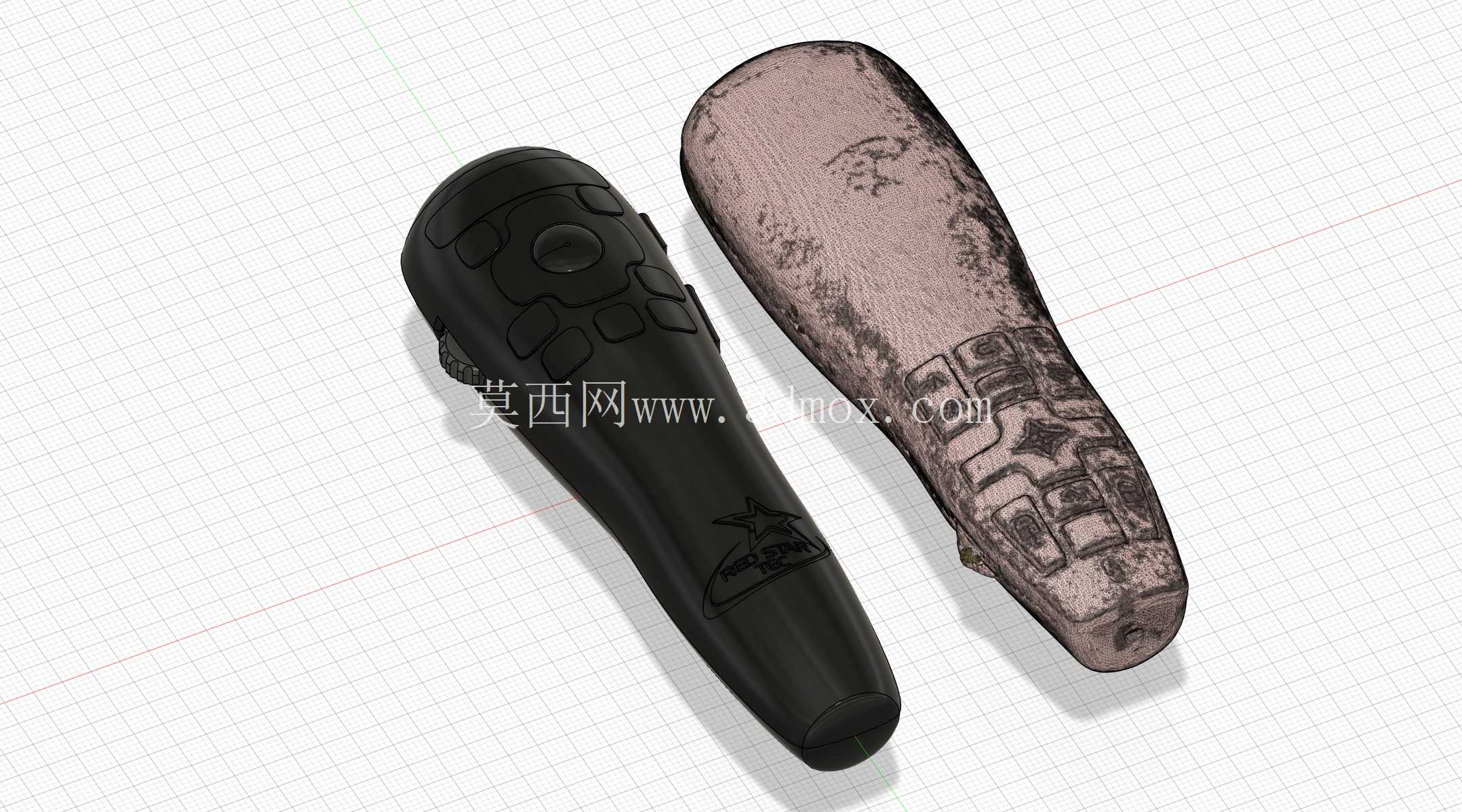 投影仪遥控器重新设计 - 逆向工程和 CAD 开发