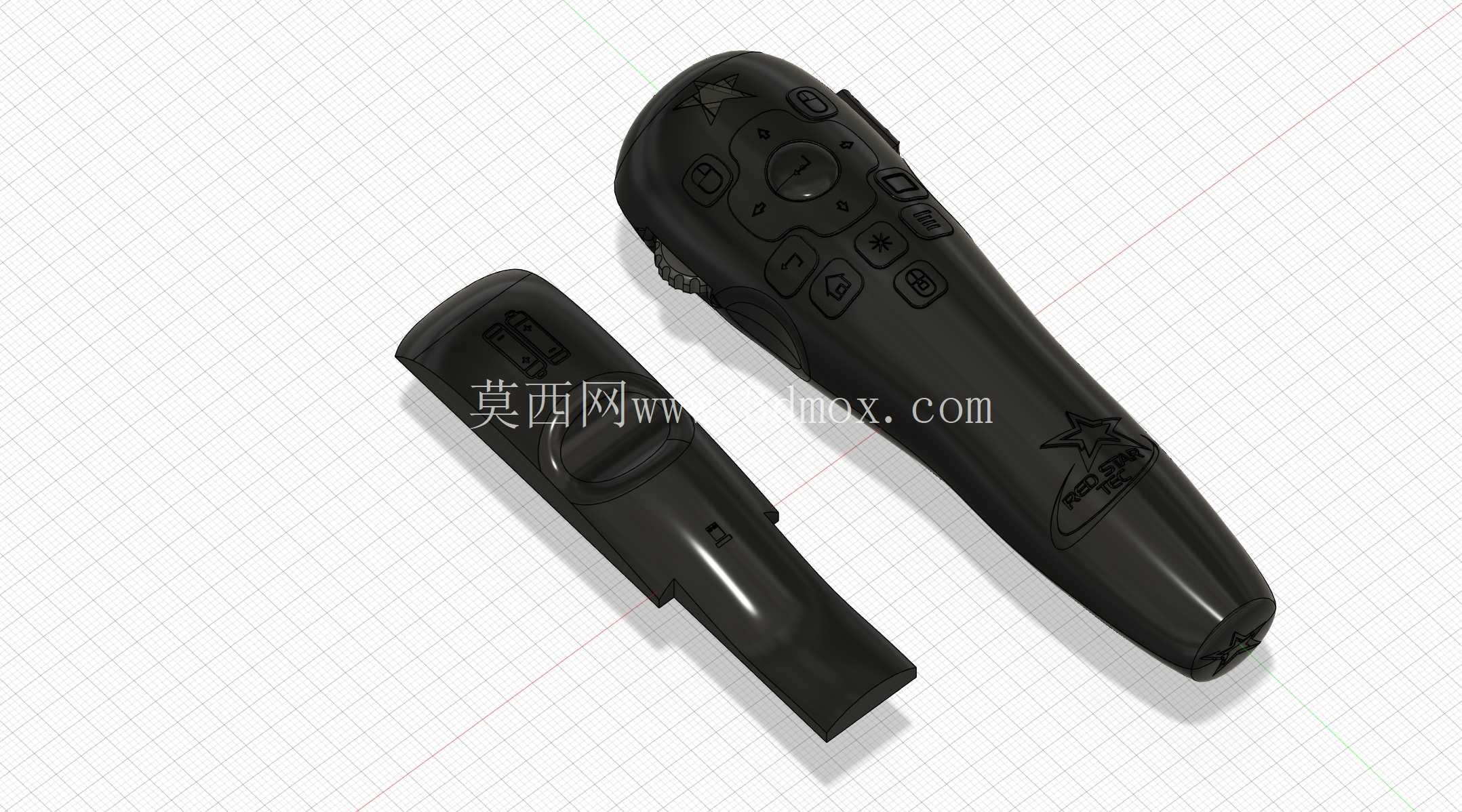 投影仪遥控器重新设计 - 逆向工程和 CAD 开发