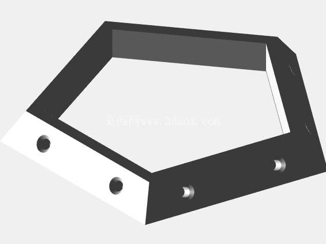 几何3D打印LED灯