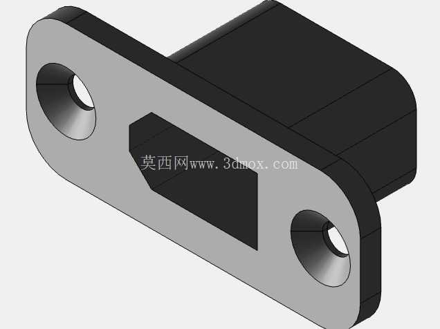 XT60 公连接器面板安装