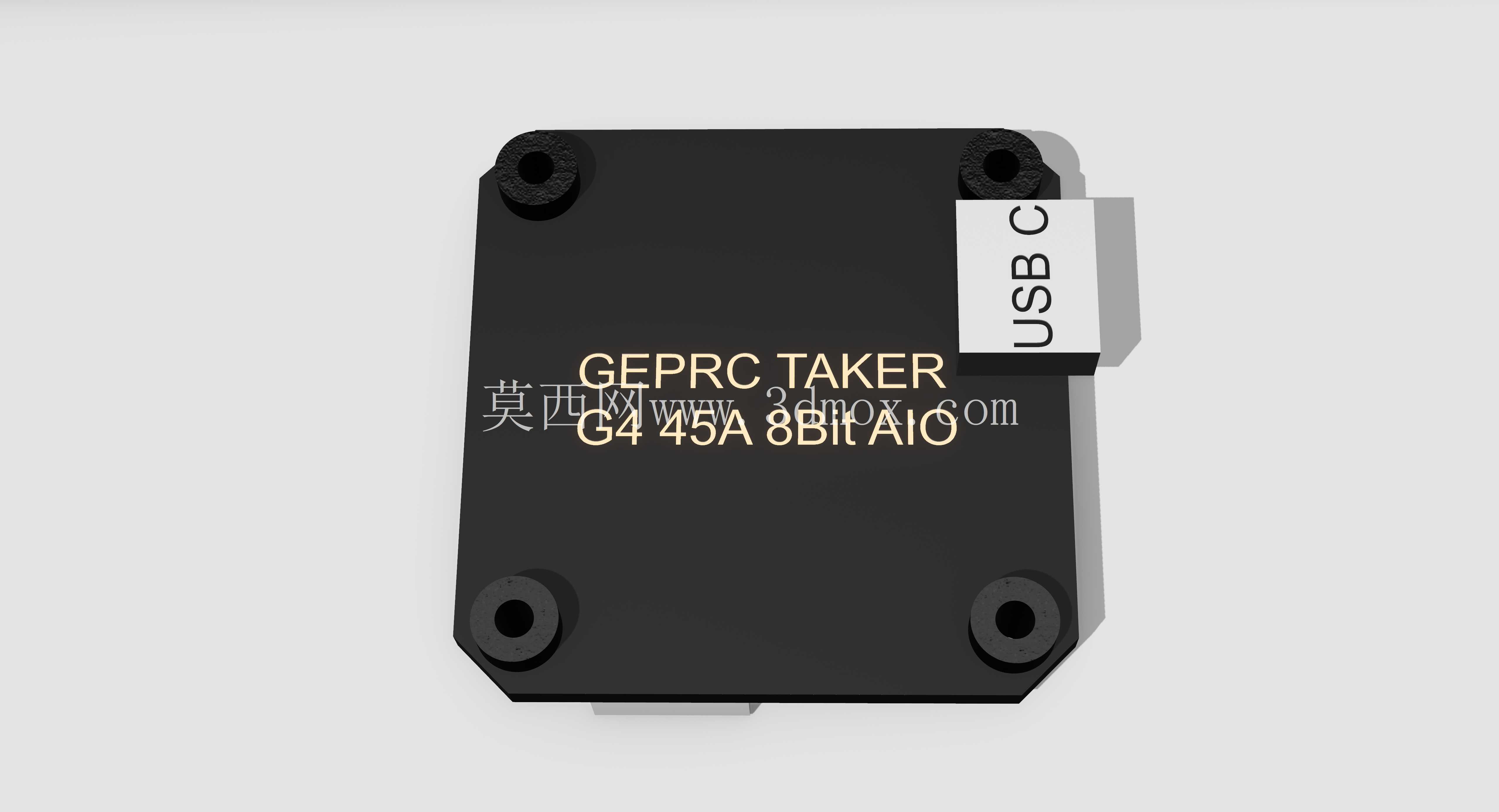 GEPRC Taker G4 AIO - G4 FC + 45A 2-6S ESC (25x25) �ߴ羫ȷ�� 3D ģ��